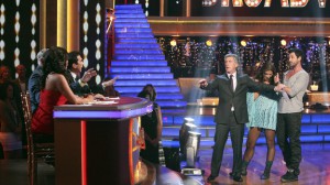 The judges and Maks clash over things said about the couple's dance.